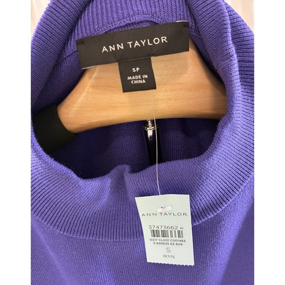 Ann Taylor Petites Size Small New With Tags Blue‎ Mid Length Dress - Picture 5 of 10